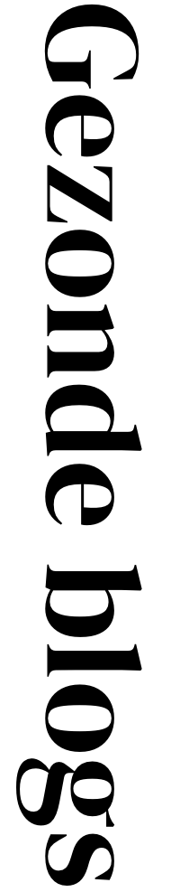 Gezonde blogs header